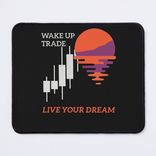 Item preview, Wake up Trade Live Your Dream investing crypto stocks trader designed and sold by Reverielook.
