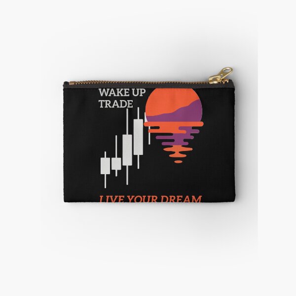 Item preview, Wake up Trade Live Your Dream investing crypto stocks trader designed and sold by Reverielook.