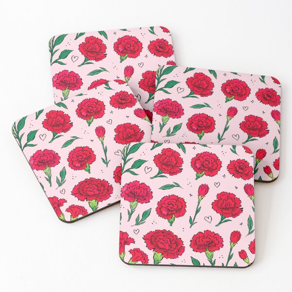 Item preview, Scarlet Carnation designed and sold by PipermintPress.
