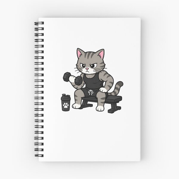Artikelvorschau, cat workout entworfen und verkauft von DailyQuestPrint.