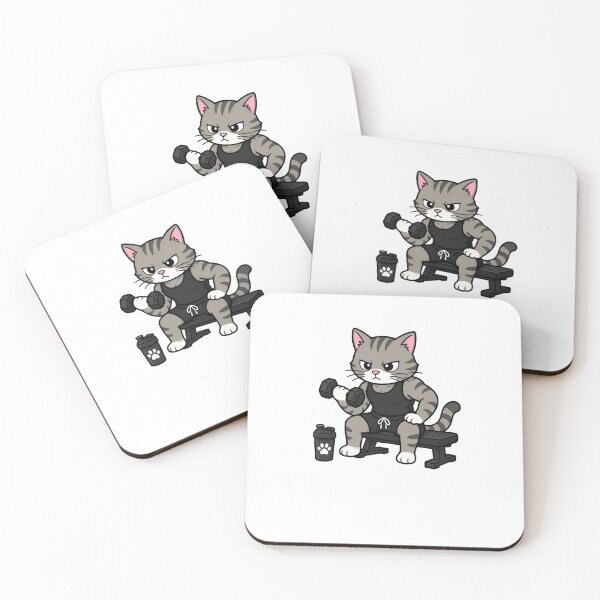 Item preview, cat workout designed and sold by DailyQuestPrint.