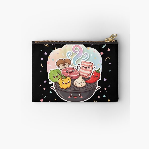 Item preview, Barbacoa coreana y comida coreana kawaii designed and sold by DamioPolArt.