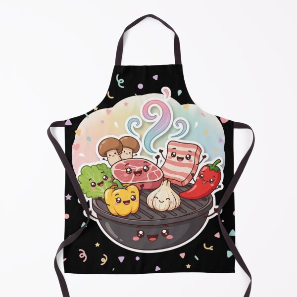 Item preview, Korean Bbq and kawaii korean food designed and sold by DamioPolArt.