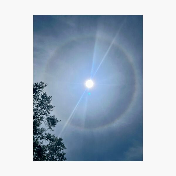 Item preview, a rainbow around the sun, natural phenomenon designed and sold by Teresa cantley.