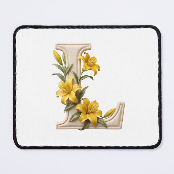 Item preview, Botanical Floral Letter L Monogram designed and sold by Helenaphotoart.