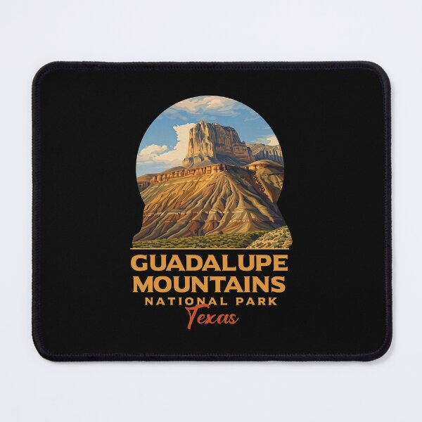 Item preview, Guadalupe Mountains National Park Texas Vintage Art designed and sold by LinaValearte.