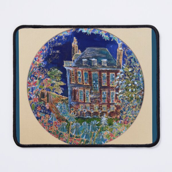 Item preview, Fenton house, Hampstead, painted on silk designed and sold by Aylmer Art, Aylmer Parade, N2 0PE.