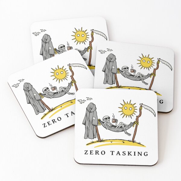 Item preview, Zero Tasking Grim Reaper Relaxing in Hammock designed and sold by sXe-art.