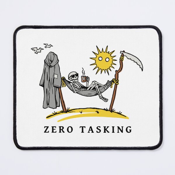 Item preview, Zero Tasking Grim Reaper Relaxing in Hammock designed and sold by sXe-art.