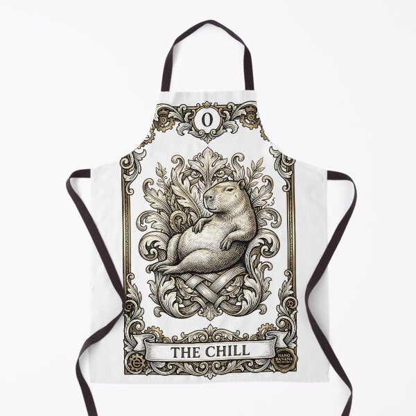 Item preview, The Chill Tarot Card Capybara Funny Occult Witchy Aesthetic designed and sold by WorldShop17.