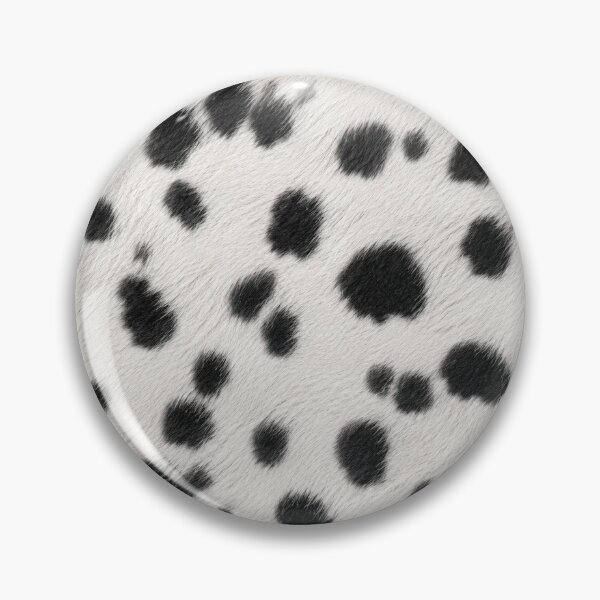 Item preview, Dalmatian Spot Print Black and White Animal Pattern designed and sold by GalaMine.