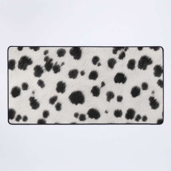 Item preview, Dalmatian Spot Print Black and White Animal Pattern designed and sold by GalaMine.