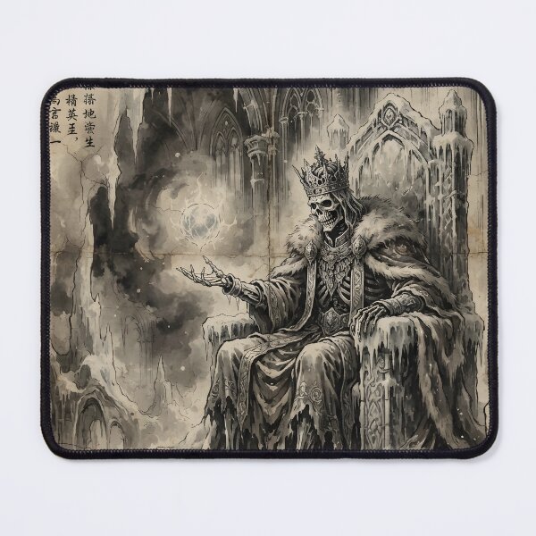 Item preview, The Frozen Throne of the Timeless King Sumi-e Ink Wash designed and sold by DuckOddity.