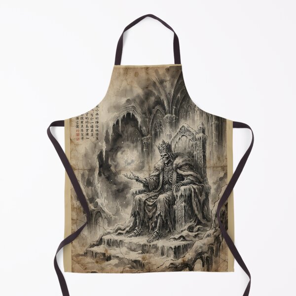 Item preview, The Frozen Throne of the Timeless King Sumi-e Ink Wash designed and sold by DuckOddity.