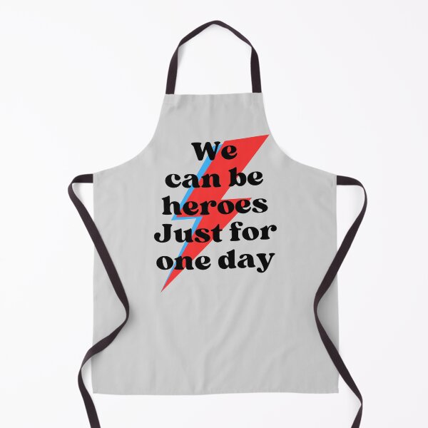 Item preview, We Can Be Heroes Just For One Day Retro Lightning Bolt designed and sold by eMKa82.