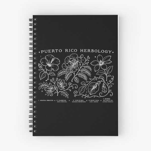 Item preview, Puerto Rico Herbology Vintage Botanical Flowers Illustration designed and sold by creatingmouseshop.