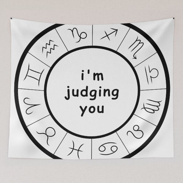 Item preview, i'm judging you zodiac signs designed and sold by noob publishing.