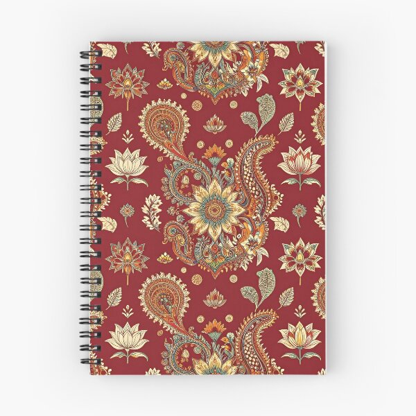 Item preview, Ornate Persian Paisley Wallpaper Pattern with Floral Accents designed and sold by Lucia Amaris Art.
