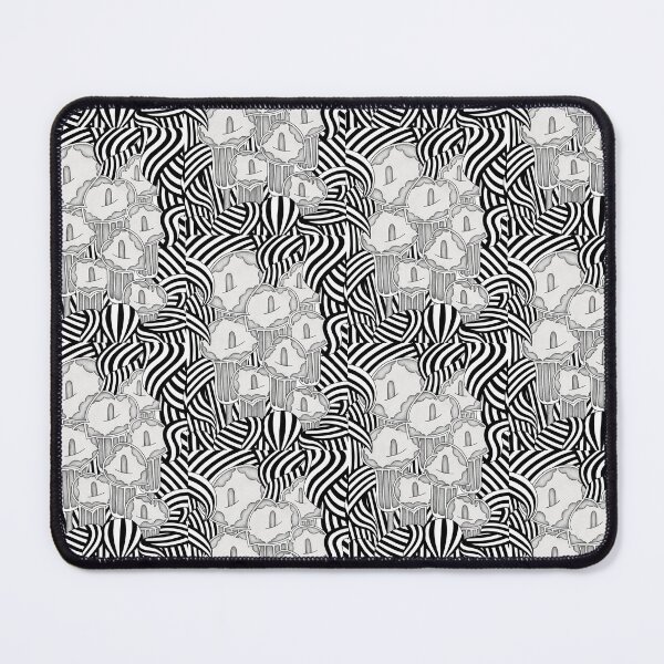Item preview, Surreal Lily Flowers Zentangle Optical Art designed and sold by GTeoArt.