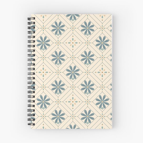 Item preview, Hand-Drawn Mid-Century Floral Geometric Pattern designed and sold by WEBiC-ART Creative Studio.