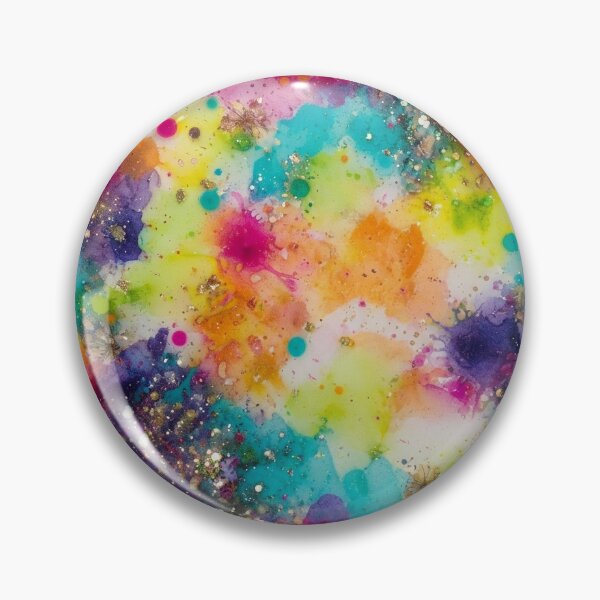 Item preview, Creative Chaos Resin & Watercolor Splash Pattern designed and sold by GSphotoclick.
