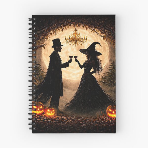 Item preview, Halloween Moonlit Toast with Witch and Warlock Super Cute Halloween designed and sold by Stephanie Laird.