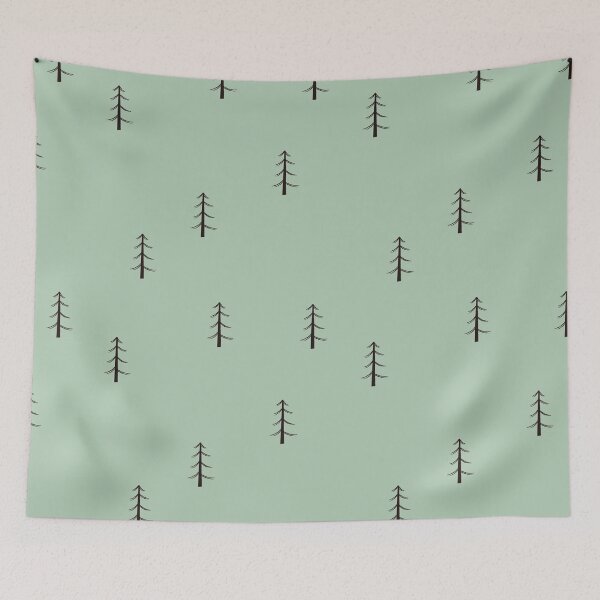 Item preview, Minimalist Forest on Light Green designed and sold by KSimpson838.