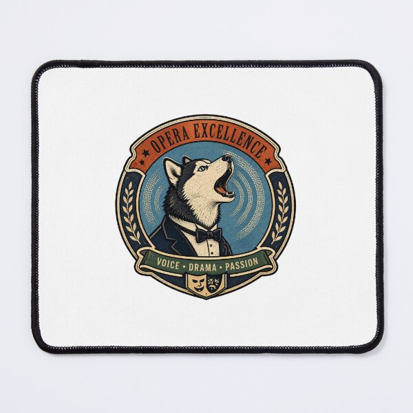 Item preview, Siberian Husky Opera Singer designed and sold by naruto4925.
