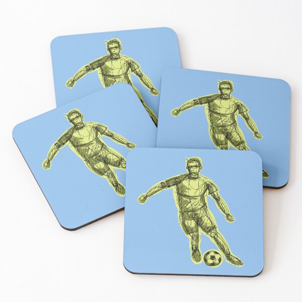 Item preview, Soccer Star with blue background  designed and sold by missmann.