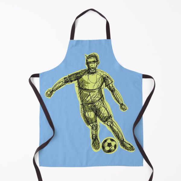 Item preview, Soccer Star with blue background designed and sold by missmann.