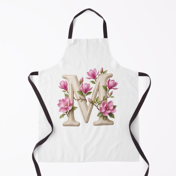 Item preview, Botanical Floral Letter M Monogram designed and sold by Helenaphotoart.