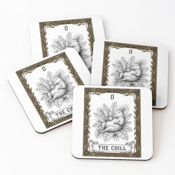 Item preview, The Chill Tarot Card Capybara Funny Occult Witchy Aesthetic designed and sold by WorldShop17.