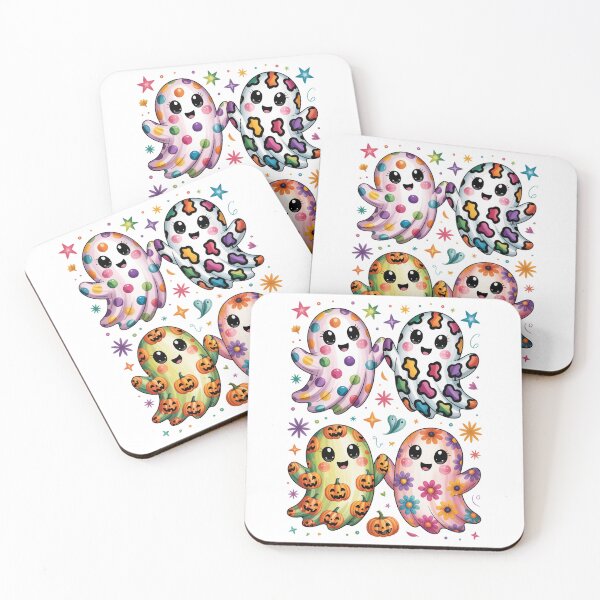 Item preview, Cheerful Halloween Ghosts designed and sold by jkrphoto.