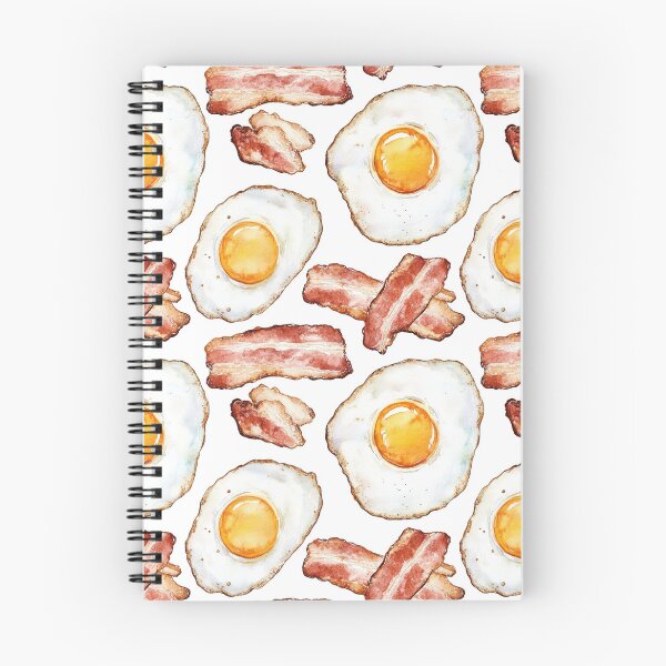 Artikelvorschau, Ernährungsmuster mit Eiern und Speck entworfen und verkauft von Abizola.