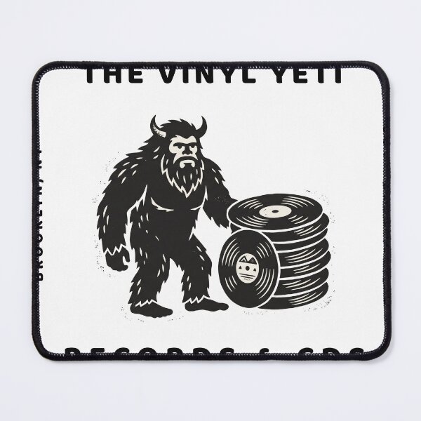 Item preview, The Vinyl Yeti Records & CDs – Vintage Record Store T-Shirt designed and sold by Klevertee.