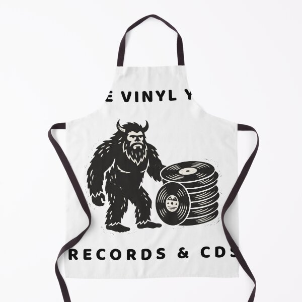 Item preview, The Vinyl Yeti Records & CDs – Vintage Record Store T-Shirt designed and sold by Klevertee.
