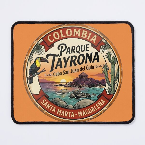 Item preview, Ciudad Perdida Sticker — Lost City Trekking Vintage Badge Colombia designed and sold by ColombianaShop.