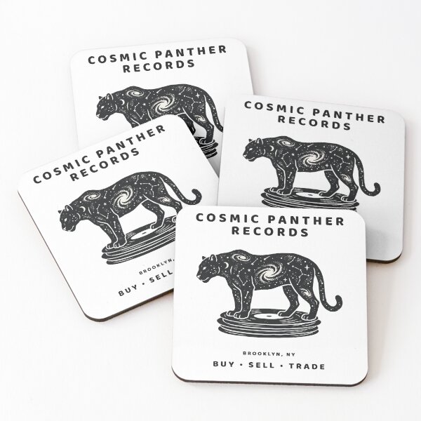 Item preview, Cosmic Panther Records – Vintage Record Store T-Shirt designed and sold by Klevertee.