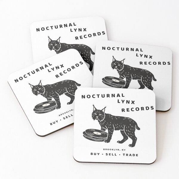 Item preview, Nocturnal Lynx Records – Vintage Record Store T-Shirt designed and sold by Klevertee.