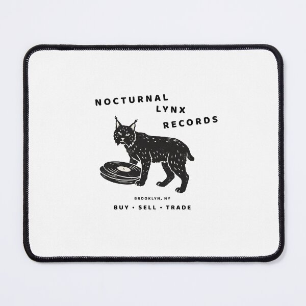 Item preview, Nocturnal Lynx Records – Vintage Record Store T-Shirt designed and sold by Klevertee.