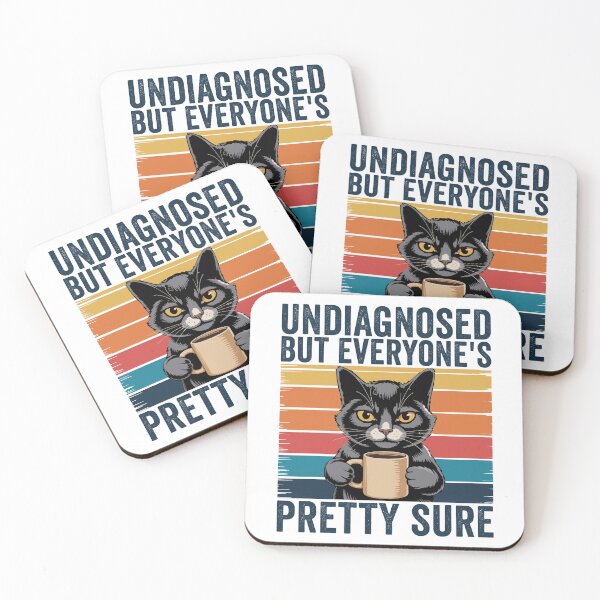 Item preview, Undiagnosed but Everyone's Pretty Sure Funny Sarcastic Shirt | Neurodivergent Humor | Relatable Quote Design designed and sold by 76Valeria.