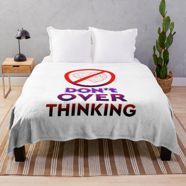 Item preview, Don't Overthinking, Motivational Typography T-Shirt Design designed and sold by T2T-ees.