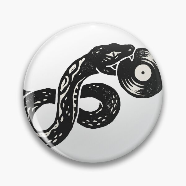 Item preview, The Vinyl Serpent – Vintage Record Store T-Shirt designed and sold by Klevertee.