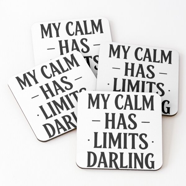 Item preview, My calm has its limits, darling. Premium oversized sweatshirt designed and sold by Artistshert.