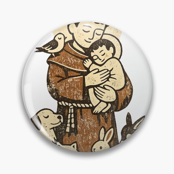 Item preview, Saint Francis of Assisi Animal Lover T-Shirt designed and sold by Santuário da Bicharada.