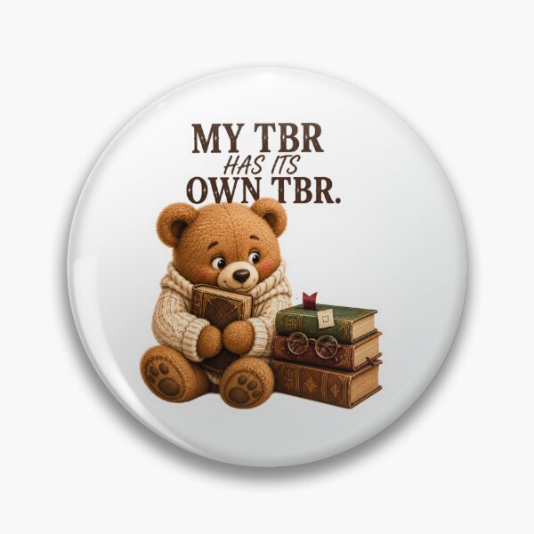 Item preview, My TBR Has Its Own TBR Funny Book Lover Quote designed and sold by DreamTags Studio.
