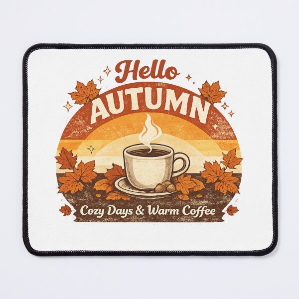 Item preview, Hello Autumn | Cozy Days & Warm Coffee | Vintage Fall Aesthetic designed and sold by ✨ Daily Vibe Studio ✨.