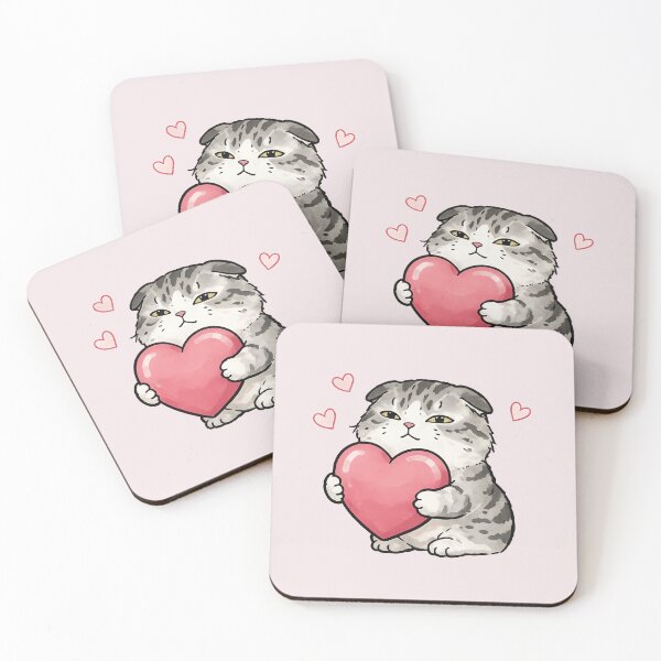 Item preview, Heart Cat designed and sold by YeeveMak.