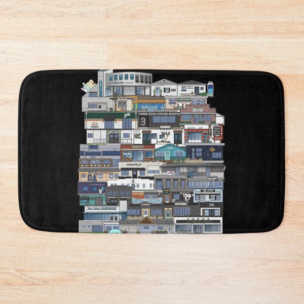 Item preview, Vibe District Cartoon Map designed and sold by DefinedbyDesign.