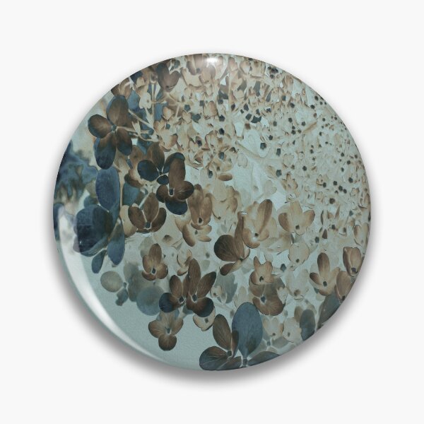 Item preview, Elegant Brown and Navy Limelight Hydrangea designed and sold by myrubiogarden.